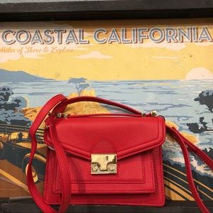 Loeffler Randall rider leather mini crossbody bag